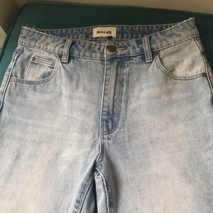 ROLLA’S Miller mid-high rise slim - light blue (horizon blue). Size 28.